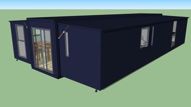 교외 거주를 위한 쉬운 팽창할 수 있는 콘테이너 집/호화스러운 현대 조립식 가정